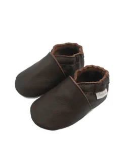 Baby-Leder-Laufschuhe, komfortabel mit rutschfester Sohle - Hellbraun><noscript><img width=