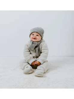 Baby-Strickschuhe in Grau>Baby's Only