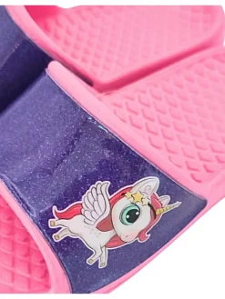United Essentials Badeschuhe^Badelatschen Einhorn in Pink