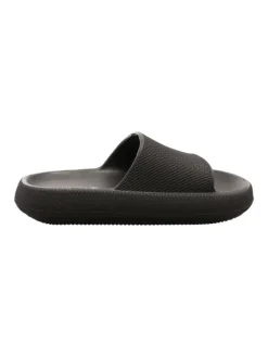 Badelatschen in Schwarz><noscript><img width=