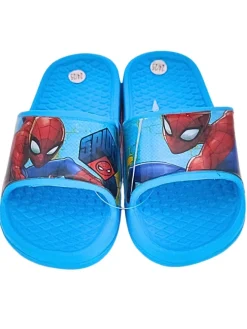 Spiderman Badeschuhe^Badelatschen Spider-Man in Hellblau