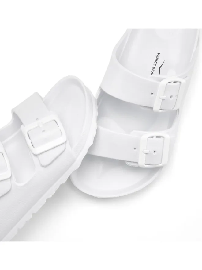 Venice Beach Clogs & Pantoletten·Pantoletten^Badepantolette in weiß