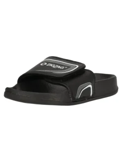 Zigzag Badeschuhe^Badesandale Calicut in 1001 Black