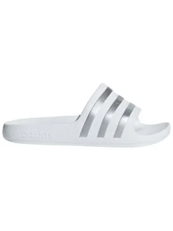 adidas Badeschuhe^Badeschuhe "Aqua" in Weiß/ Silber