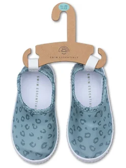 Swim Essentials Badeschuhe|Badeschuhe^Badeschuhe ''Green Leopard'' in Grün