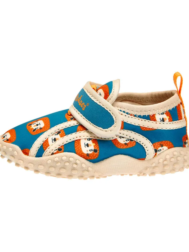 Badeschuhe in Blau/ Orange>Playshoes Clearance