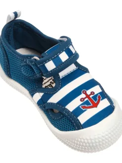 Badeschuhe in Dunkelblau><noscript><img width=
