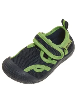Badeschuhe in Dunkelblau/ Grün>Playshoes