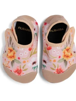 Badeschuhe "Ocean Blossom" in Rosa>Filibabba