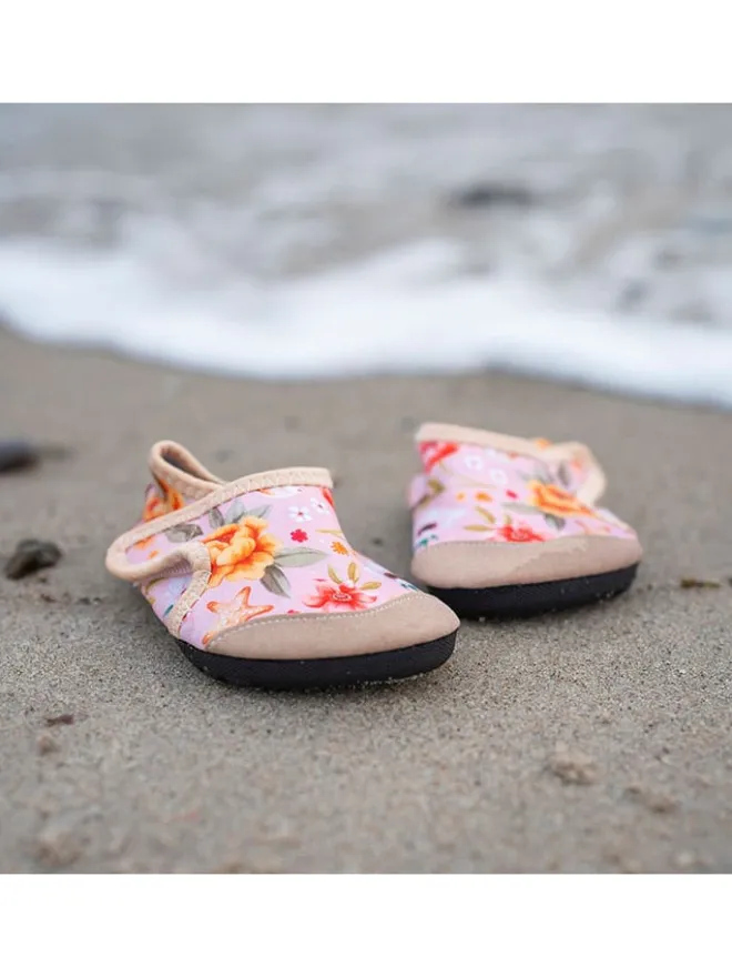 Badeschuhe "Ocean Blossom" in Rosa>Filibabba