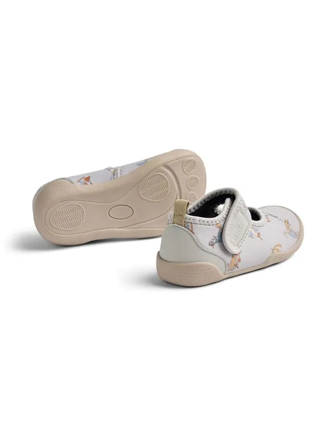 Wheat Badeschuhe|Badeschuhe^Badeschuhe "Wavey" in Hellgrau