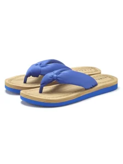 ELBSAND Sandalen·Zehensandalen^Badezehentrenner in blau
