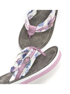 Venice Beach Sandalen·Zehensandalen^Badezehentrenner in pink