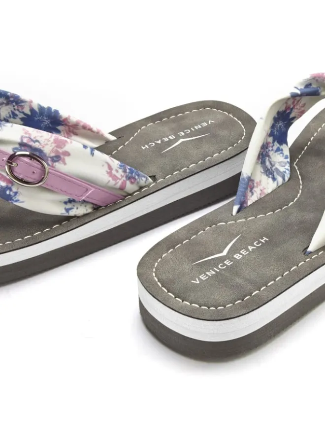 Venice Beach Sandalen·Zehensandalen^Badezehentrenner in pink