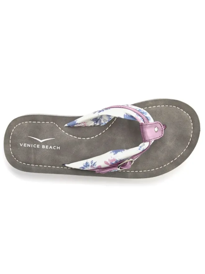 Venice Beach Sandalen·Zehensandalen^Badezehentrenner in pink
