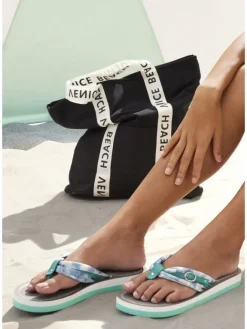 Venice Beach Sandalen·Zehensandalen^Badezehentrenner in türkis