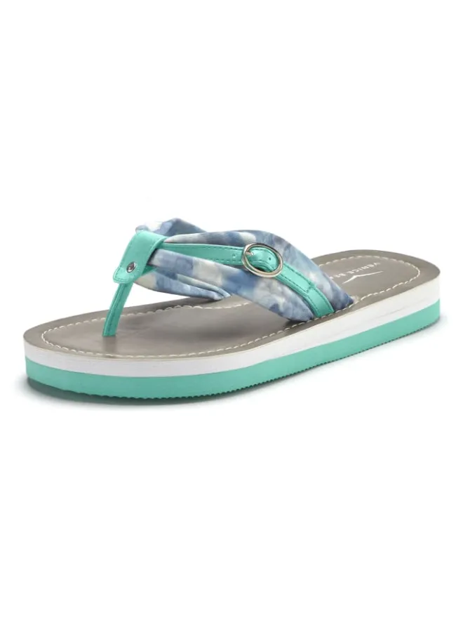 Venice Beach Sandalen·Zehensandalen^Badezehentrenner in türkis