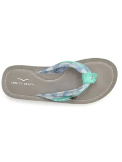 Venice Beach Sandalen·Zehensandalen^Badezehentrenner in türkis