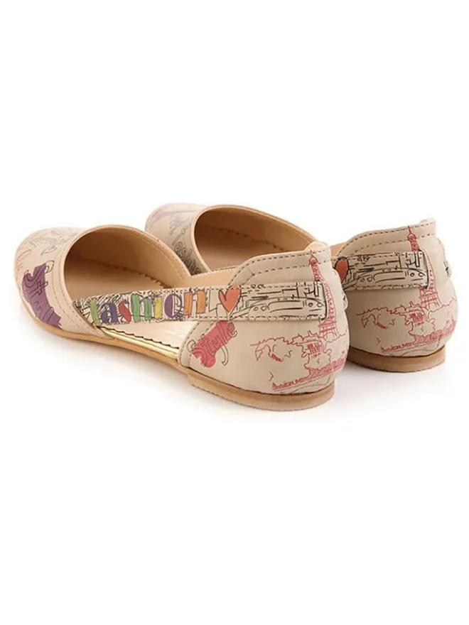 Ballerinas in Beige/ Bunt>Goby Discount