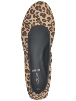 Ballerinas in Beige/ Hellbraun/ Dunkelbraun><noscript><img width=