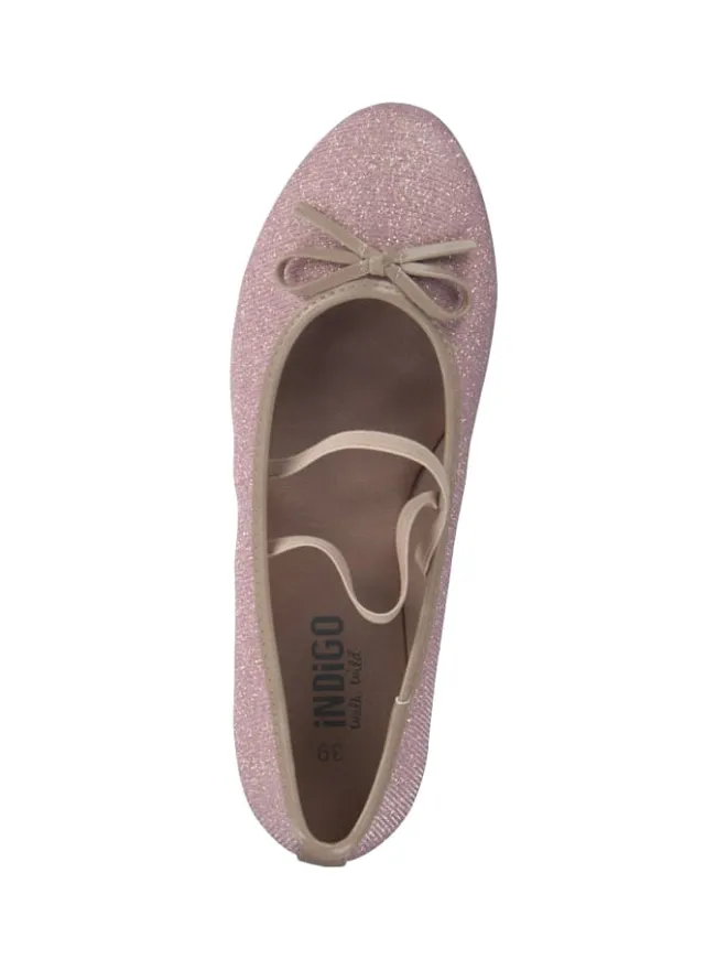 Ballerinas in lt.pink/rose>Indigo Clearance