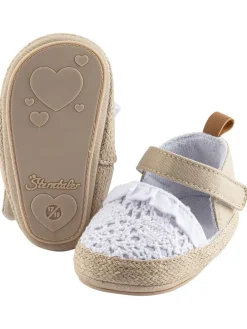 Sterntaler Halbschuhe^Ballerinas in Weiß/ Beige