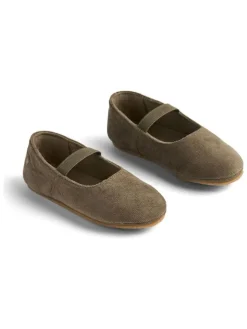 Ballerinas "Rosen" in Braun>Wheat Best