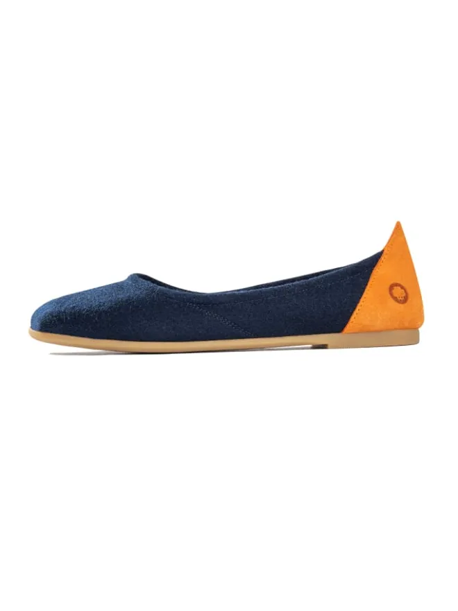 Baabuk Ballerinas^Ballerinas Wool Blacky in blue