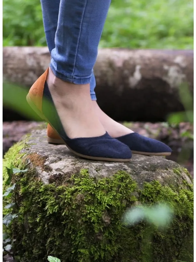 Baabuk Ballerinas^Ballerinas Wool Blacky in blue
