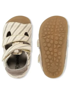 Bundgaard Sandalen^Barfuß Leder-Halbsandalen "Petit Summer" in Creme