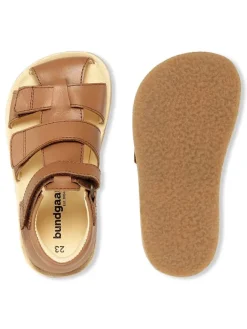Bundgaard Sandalen|Sandalen·Halbsandalen^Barfuß Leder-Halbsandalen "Savi" in Hellbraun