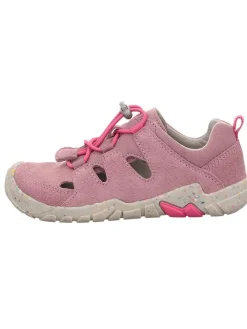 Barfuß Leder-Halbsandalen "Trace" in Rosa>superfit