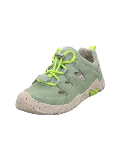 Barfuß Leder-Halbsandalen "Trace" in Grün>superfit Clearance