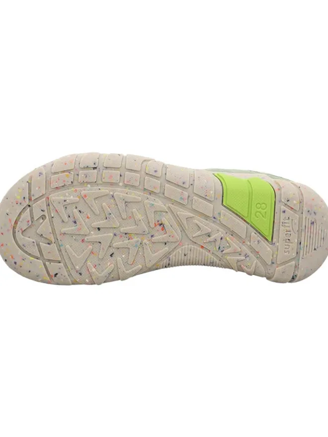 Barfuß Leder-Halbsandalen "Trace" in Grün>superfit Clearance