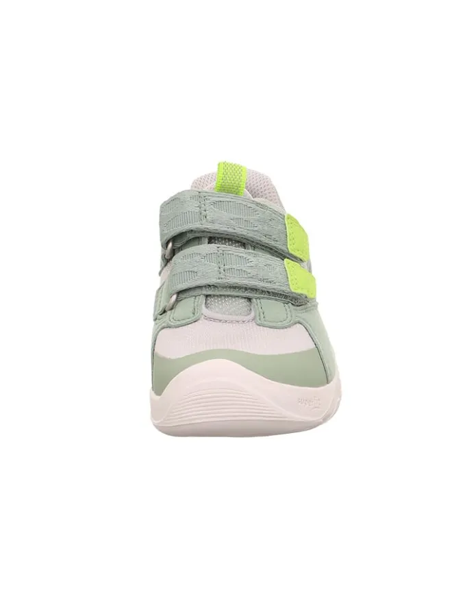 superfit Sneakers·Sneakers Low^Barfuß Leder-Sneakers "Trace" in Grün/ Weiß