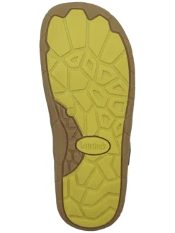 Barfuß-Halbsandalen in Hellbraun><noscript><img width=