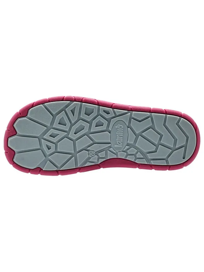 Barfuß-Halbsandalen in Pink/ Türkis>lamino Outlet