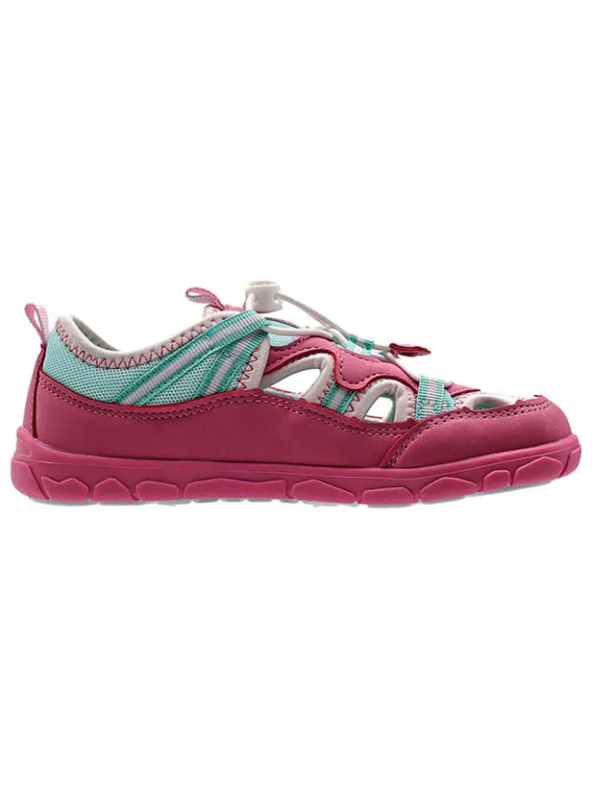 Barfuß-Halbsandalen in Pink/ Türkis>lamino Outlet