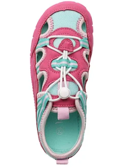 Barfuß-Halbsandalen in Pink/ Türkis><noscript><img width=