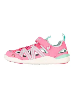 Barfuß-Halbsandalen "Saltfjord" in Rosa/ Hellblau>Trollkids