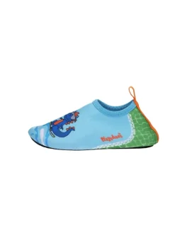 Barfuß-Schuh Dino in Blau/Grün>Playshoes Discount