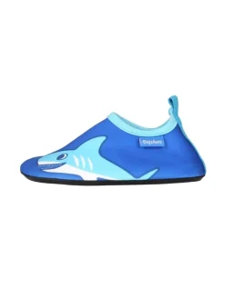 Playshoes Badeschuhe|Badeschuhe^Barfuß-Schuh Hai in Blau