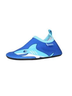 Playshoes Badeschuhe|Badeschuhe^Barfuß-Schuh Hai in Blau