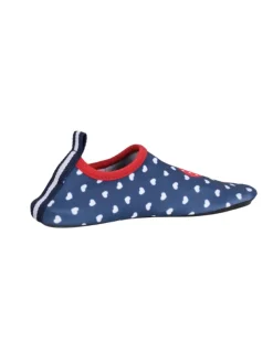 Barfuß-Schuh Herzchen in Marine><noscript><img width=