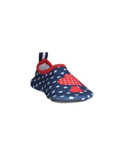 Barfuß-Schuh Herzchen in Marine><noscript><img width=