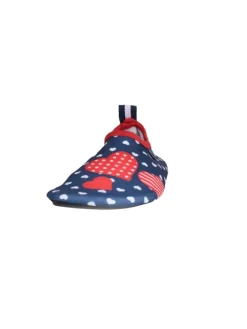 Barfuß-Schuh Herzchen in Marine><noscript><img width=