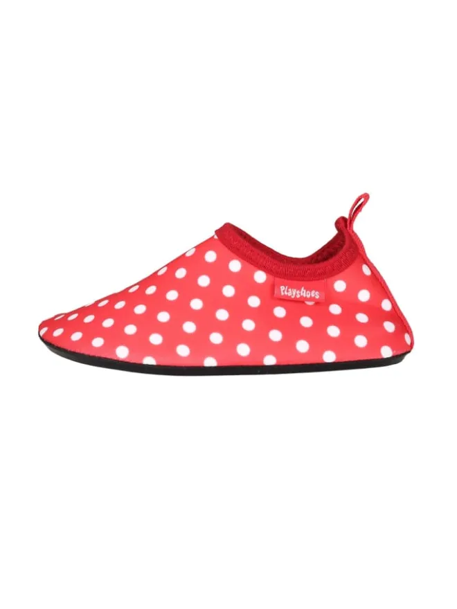 Barfuß-Schuh Punkte in Rot>Playshoes Online