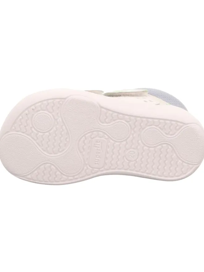 superfit Lauflernschuhe^Barfußschuh SUPERFREE in Weiß/Hellblau