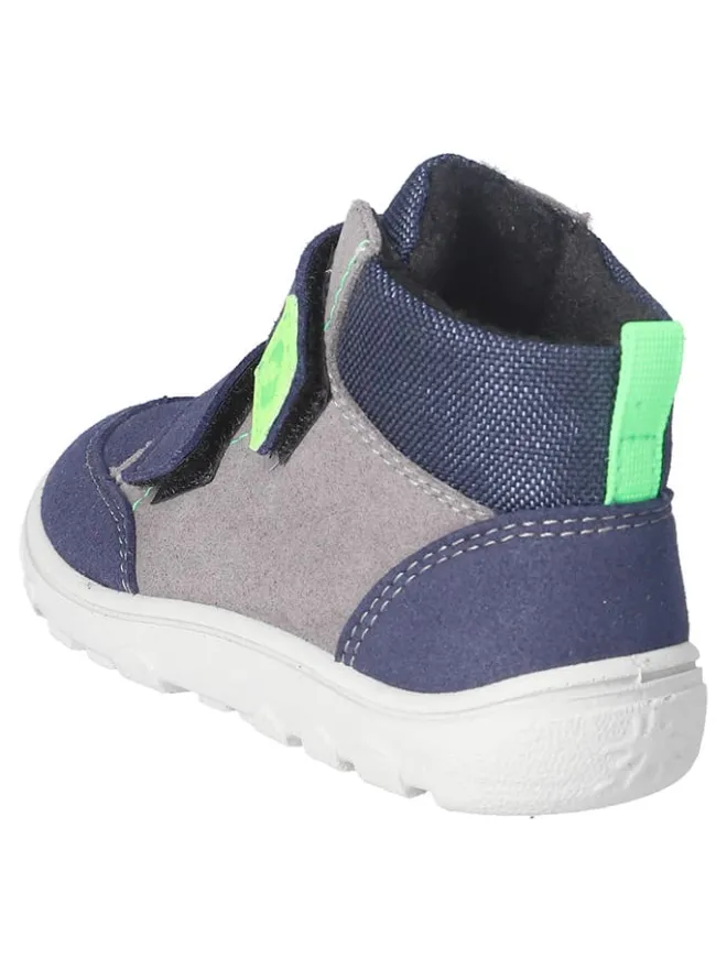 Ricosta Sneakers·Sneakers High^Barfußschuhe "Jelke-S" in Dunkelblau/ Grau