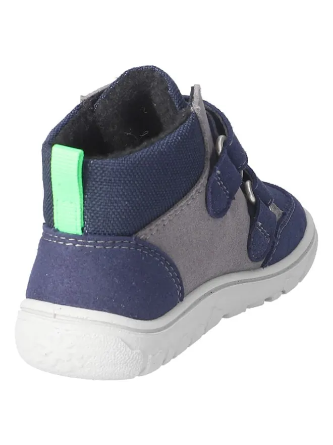 Ricosta Sneakers·Sneakers High^Barfußschuhe "Jelke-S" in Dunkelblau/ Grau